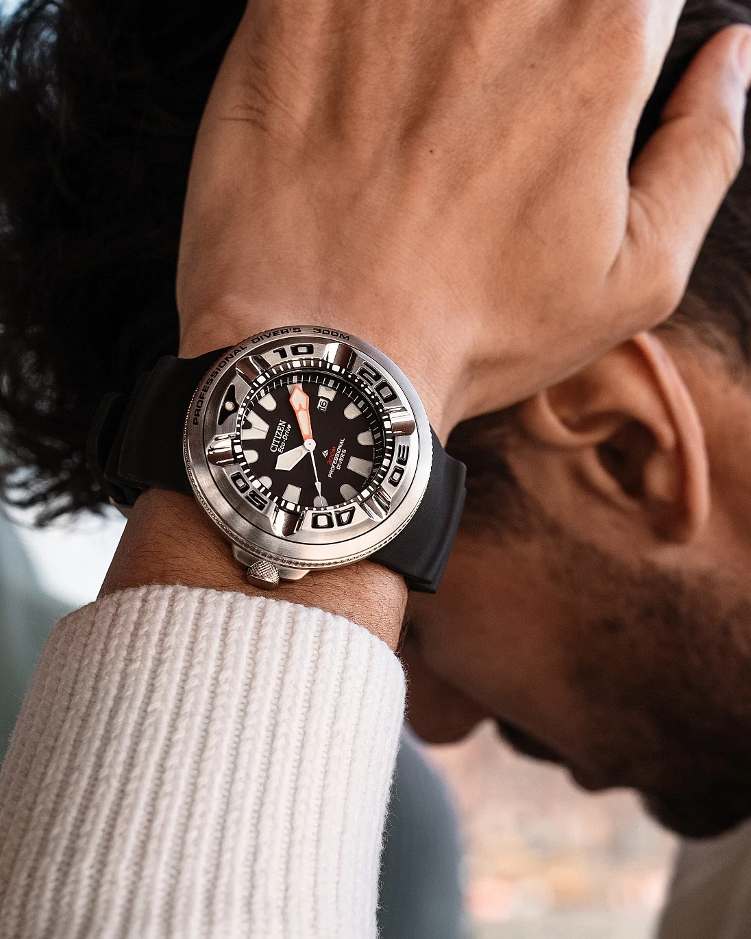 極美品❭シチズン逆輸入ダイバーズ プロマスター300m防水 BJ8050-08 極